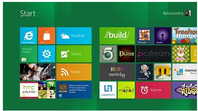 Windows8 start screen